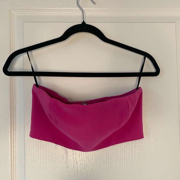 NBD Pink Bandeau Top - Picture 3 of 3